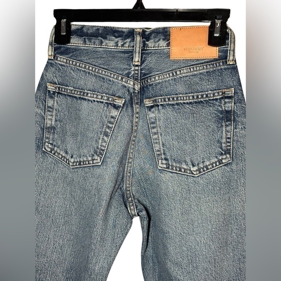 NWT Moussy Vintage MV Morganfield Wide Straight 110 Blue Size 24 - Picture 15 of 16